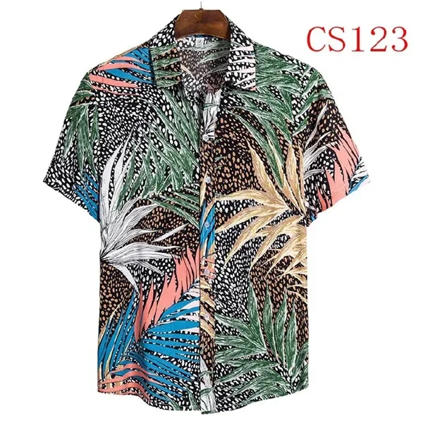 Men's Short Sleeve Full Printing Hawaii T Shirts - Men's Short Sleeve Full Printing Hawaii T Shirts - Image 4 of 5