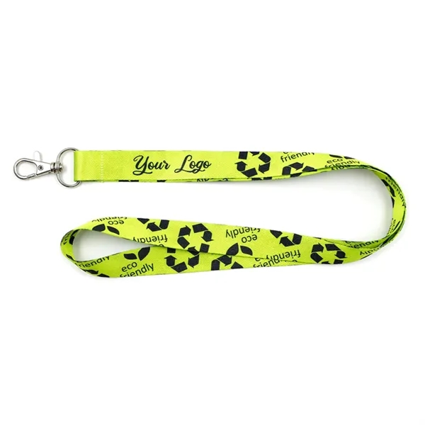 Lobster Claw rPET Recycled Polyester Sublimation Lanyard - Lobster Claw rPET Recycled Polyester Sublimation Lanyard - Image 3 of 5