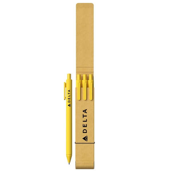 3-Piece Alix Pen Set with Recyled Case - 3-Piece Alix Pen Set with Recyled Case - Image 0 of 16