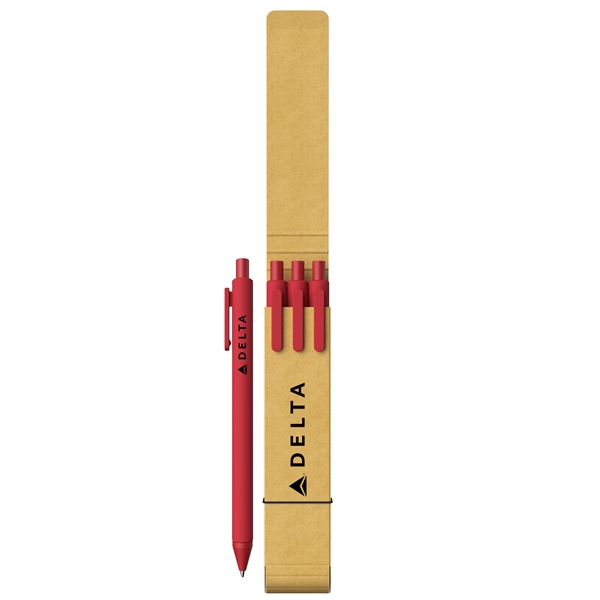 3-Piece Alix Pen Set with Recyled Case - 3-Piece Alix Pen Set with Recyled Case - Image 1 of 16