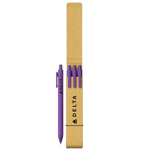 3-Piece Alix Pen Set with Recyled Case - 3-Piece Alix Pen Set with Recyled Case - Image 2 of 16