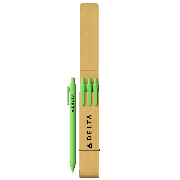3-Piece Alix Pen Set with Recyled Case - 3-Piece Alix Pen Set with Recyled Case - Image 5 of 16