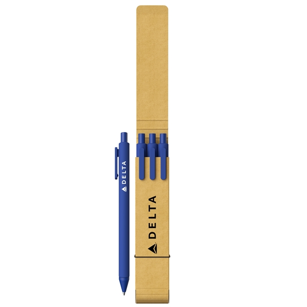 3-Piece Alix Pen Set with Recyled Case - 3-Piece Alix Pen Set with Recyled Case - Image 6 of 16