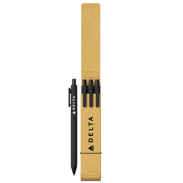 3-Piece Alix Pen Set with Recyled Case - 3-Piece Alix Pen Set with Recyled Case - Image 7 of 16