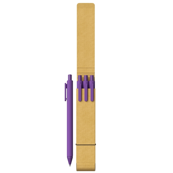 3-Piece Alix Pen Set with Recyled Case - 3-Piece Alix Pen Set with Recyled Case - Image 10 of 16