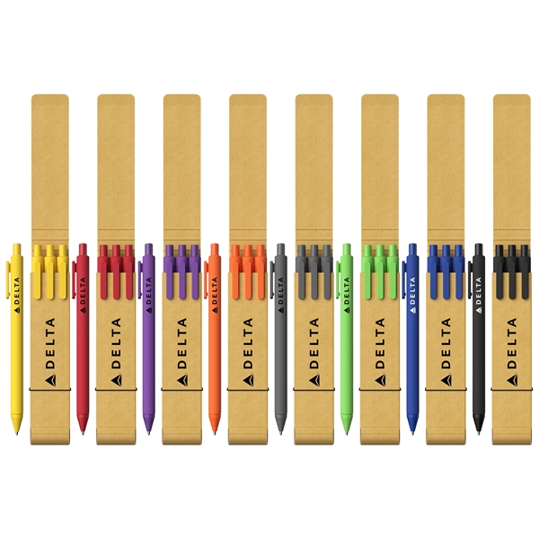 3-Piece Alix Pen Set with Recyled Case - 3-Piece Alix Pen Set with Recyled Case - Image 16 of 16