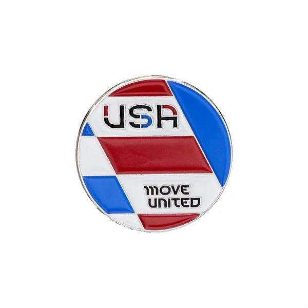 Custom Shape Die Struck Golf Ball Marker - Custom Shape Die Struck Golf Ball Marker - Image 11 of 12