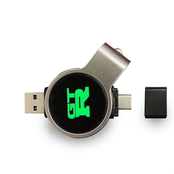 Glow Type C USB Flash Drive - Glow Type C USB Flash Drive - Image 5 of 6