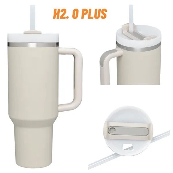 2023 40oz stainless insulated handle tumbler 2.0 - 2023 40oz stainless insulated handle tumbler 2.0 - Image 1 of 12