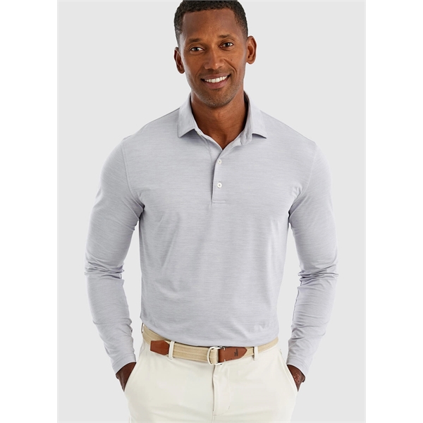 Johnnie-O Men's Swing Featherweight Long-Sleeve Polo - Johnnie-O Men's Swing Featherweight Long-Sleeve Polo - Image 0 of 12