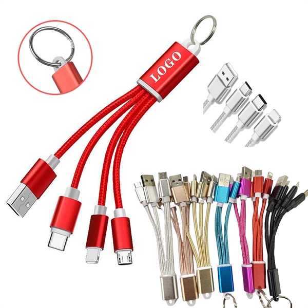 4 In1 Micro Usb/Type C Cable - 4 In1 Micro Usb/Type C Cable - Image 0 of 4