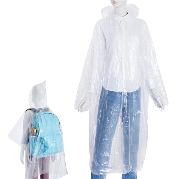 Disposable Transparent Raincoat - Disposable Transparent Raincoat - Image 1 of 1