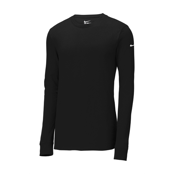 Nike Dri-FIT Cotton/Poly Long Sleeve Tee. - Nike Dri-FIT Cotton/Poly Long Sleeve Tee. - Image 0 of 30