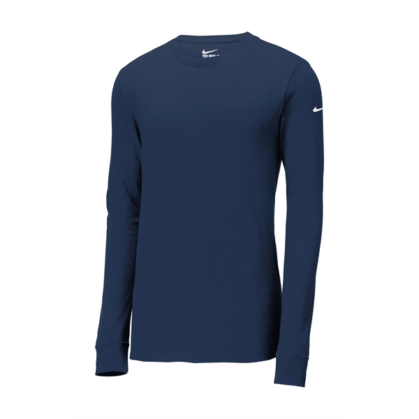 Nike Dri-FIT Cotton/Poly Long Sleeve Tee. - Nike Dri-FIT Cotton/Poly Long Sleeve Tee. - Image 7 of 30