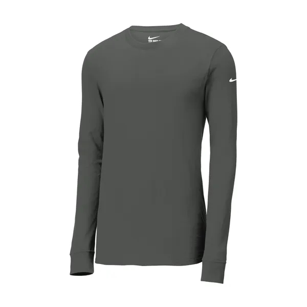 Nike Dri-FIT Cotton/Poly Long Sleeve Tee. - Nike Dri-FIT Cotton/Poly Long Sleeve Tee. - Image 11 of 30