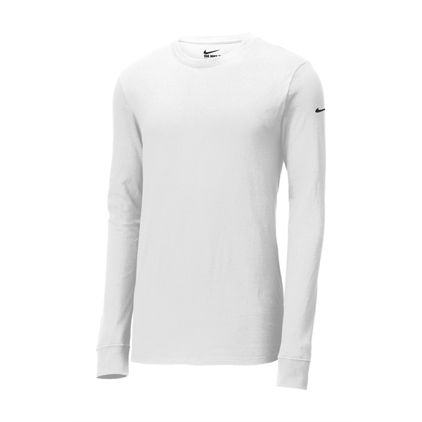 Nike Dri-FIT Cotton/Poly Long Sleeve Tee. - Nike Dri-FIT Cotton/Poly Long Sleeve Tee. - Image 15 of 30