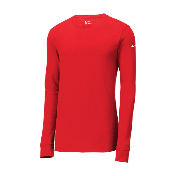 Nike Dri-FIT Cotton/Poly Long Sleeve Tee. - Nike Dri-FIT Cotton/Poly Long Sleeve Tee. - Image 19 of 30