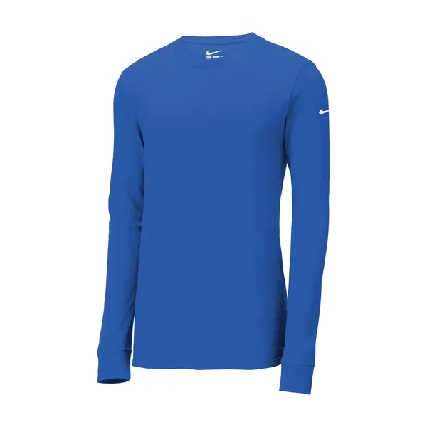 Nike Dri-FIT Cotton/Poly Long Sleeve Tee. - Nike Dri-FIT Cotton/Poly Long Sleeve Tee. - Image 23 of 30