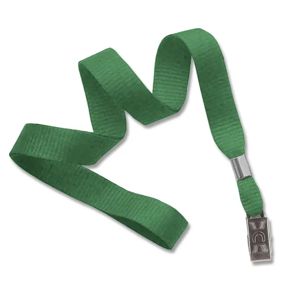 5/8" Blank Non-Breakaway Lanyard w Bulldog Clip, Flat Ribbed - 5/8" Blank Non-Breakaway Lanyard w Bulldog Clip, Flat Ribbed - Image 11 of 12