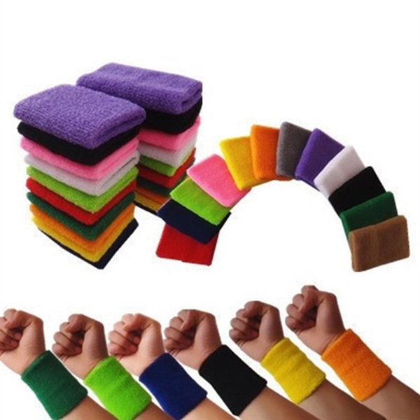Sports Wrist Sweatbands - Sports Wrist Sweatbands - Image 0 of 3