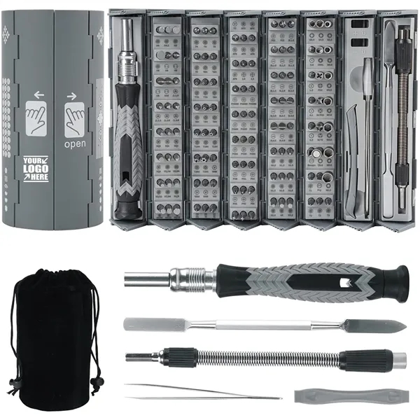 126 in 1 Magnetic Precision Screwdriver Set - 126 in 1 Magnetic Precision Screwdriver Set - Image 0 of 3