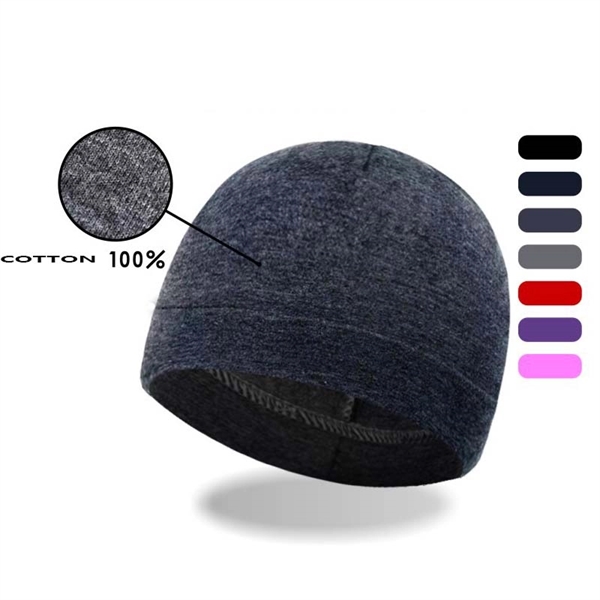 100% Cotton Soft Skin Friendly Beanie Cap - 100% Cotton Soft Skin Friendly Beanie Cap - Image 0 of 6