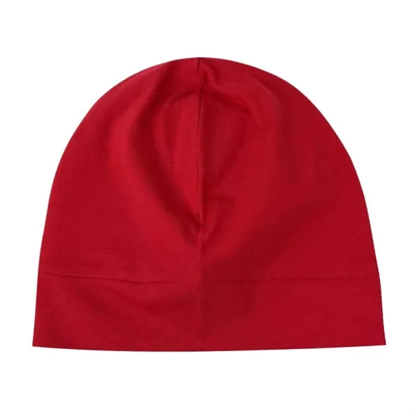 100% Cotton Soft Skin Friendly Beanie Cap - 100% Cotton Soft Skin Friendly Beanie Cap - Image 3 of 6