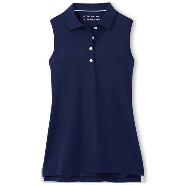 Peter Millar Women's Performance Sleeveless Polo - Peter Millar Women's Performance Sleeveless Polo - Image 8 of 12