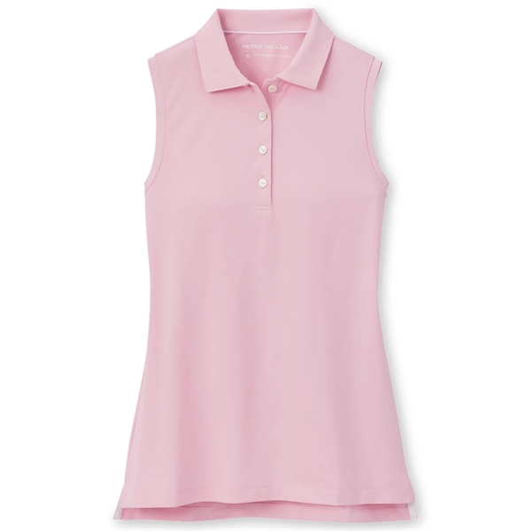 Peter Millar Women's Performance Sleeveless Polo - Peter Millar Women's Performance Sleeveless Polo - Image 6 of 12