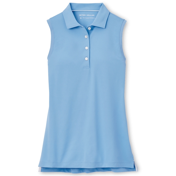 Peter Millar Women's Performance Sleeveless Polo - Peter Millar Women's Performance Sleeveless Polo - Image 3 of 12