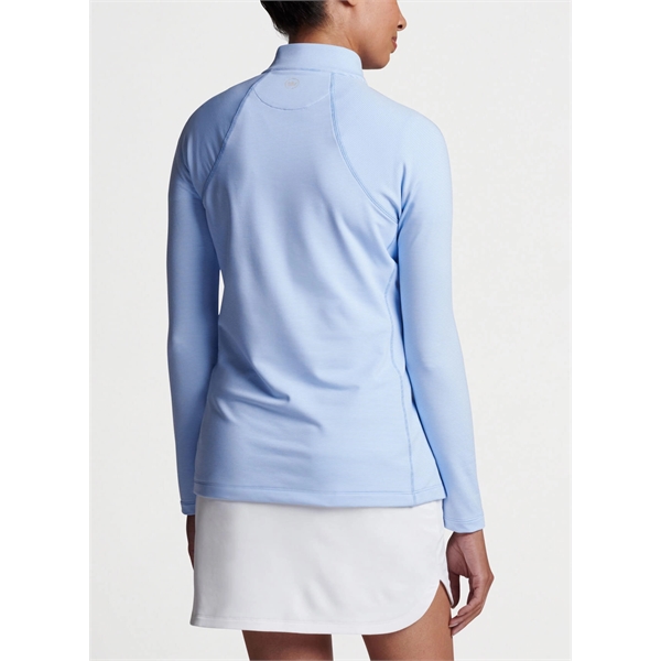 Peter Millar Women's Sugar Stripe Raglan Perth Quarter-Zip - Peter Millar Women's Sugar Stripe Raglan Perth Quarter-Zip - Image 7 of 9