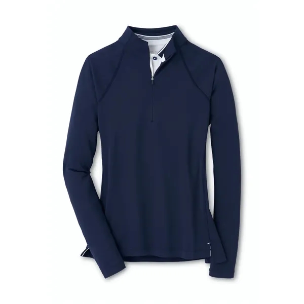 Peter Millar Women's Raglan Sleeve Perth Layer Quarter-Zip - Peter Millar Women's Raglan Sleeve Perth Layer Quarter-Zip - Image 1 of 2