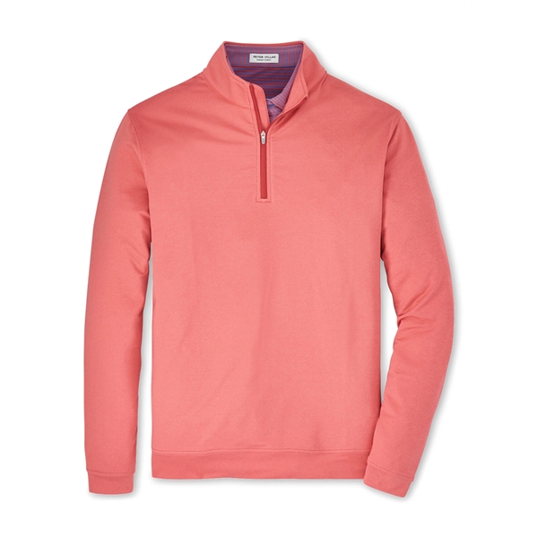 Peter Millar Men's Perth Performance Melange Quarter-Zip - Peter Millar Men's Perth Performance Melange Quarter-Zip - Image 6 of 15