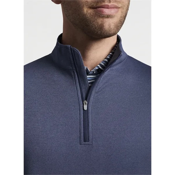 Peter Millar Men's Perth Performance Melange Quarter-Zip - Peter Millar Men's Perth Performance Melange Quarter-Zip - Image 5 of 15