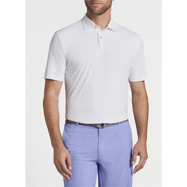 Peter Millar Men's Featherweight Melange Performance Polo - Peter Millar Men's Featherweight Melange Performance Polo - Image 4 of 9