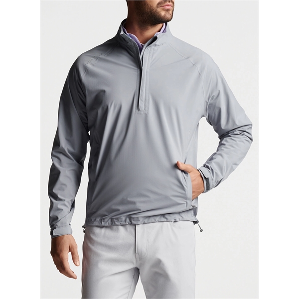 Peter Millar Men's Shield Rain Shell Half-Zip Jacket - Peter Millar Men's Shield Rain Shell Half-Zip Jacket - Image 8 of 9