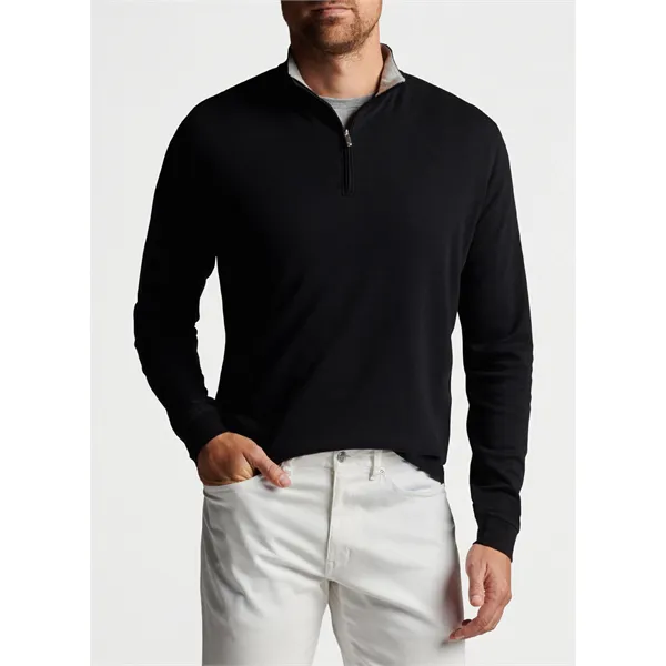 Peter Millar Men's Crown Comfort Quarter-Zip - Peter Millar Men's Crown Comfort Quarter-Zip - Image 34 of 35