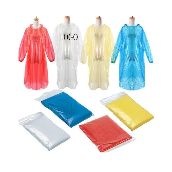 Disposable Raincoat - Disposable Raincoat - Image 1 of 3