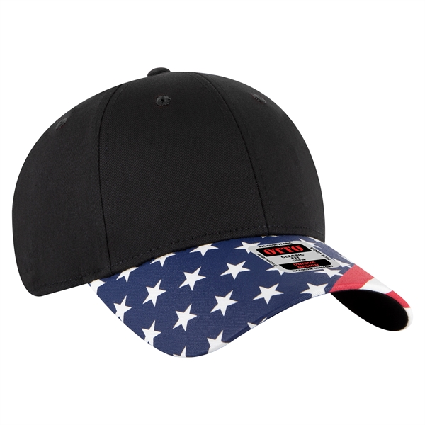 US Flag 6 Panel Low Profile Style Baseball Cap - US Flag 6 Panel Low Profile Style Baseball Cap - Image 2 of 77