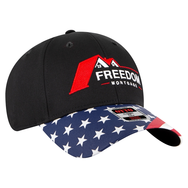 US Flag 6 Panel Low Profile Style Baseball Cap - US Flag 6 Panel Low Profile Style Baseball Cap - Image 3 of 77