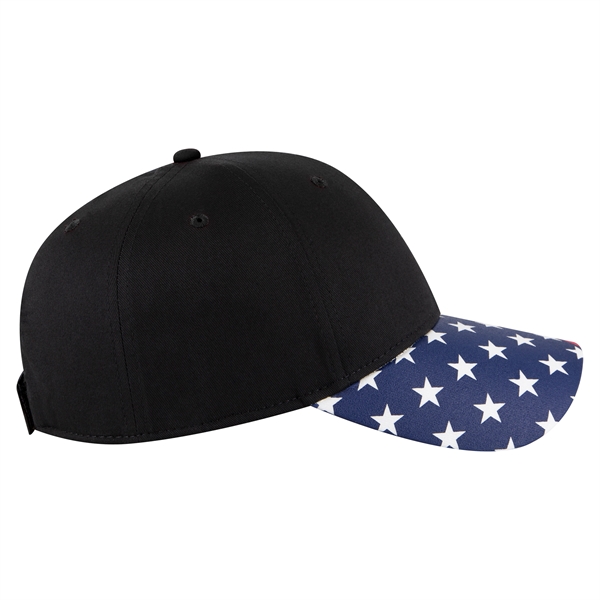 US Flag 6 Panel Low Profile Style Baseball Cap - US Flag 6 Panel Low Profile Style Baseball Cap - Image 8 of 77