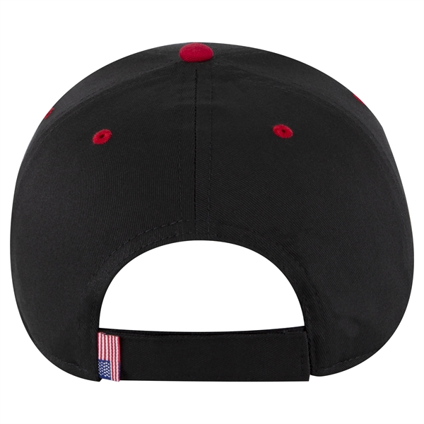 US Flag 6 Panel Low Profile Style Baseball Cap - US Flag 6 Panel Low Profile Style Baseball Cap - Image 23 of 77