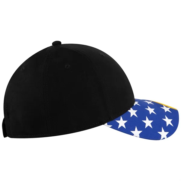 US Flag 6 Panel Low Profile Style Baseball Cap - US Flag 6 Panel Low Profile Style Baseball Cap - Image 19 of 77