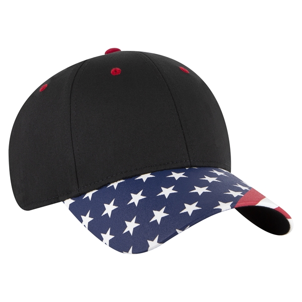 US Flag 6 Panel Low Profile Style Baseball Cap - US Flag 6 Panel Low Profile Style Baseball Cap - Image 20 of 77
