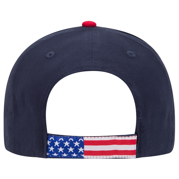 US Flag 6 Panel Low Profile Style Baseball Cap - US Flag 6 Panel Low Profile Style Baseball Cap - Image 31 of 77