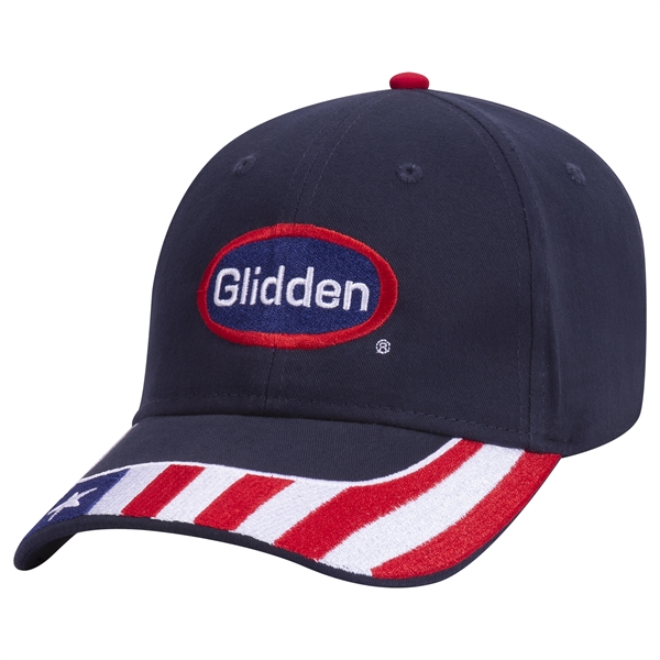 US Flag 6 Panel Low Profile Style Baseball Cap - US Flag 6 Panel Low Profile Style Baseball Cap - Image 34 of 77