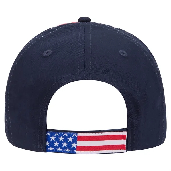 US Flag 6 Panel Low Profile Style Baseball Cap - US Flag 6 Panel Low Profile Style Baseball Cap - Image 40 of 77