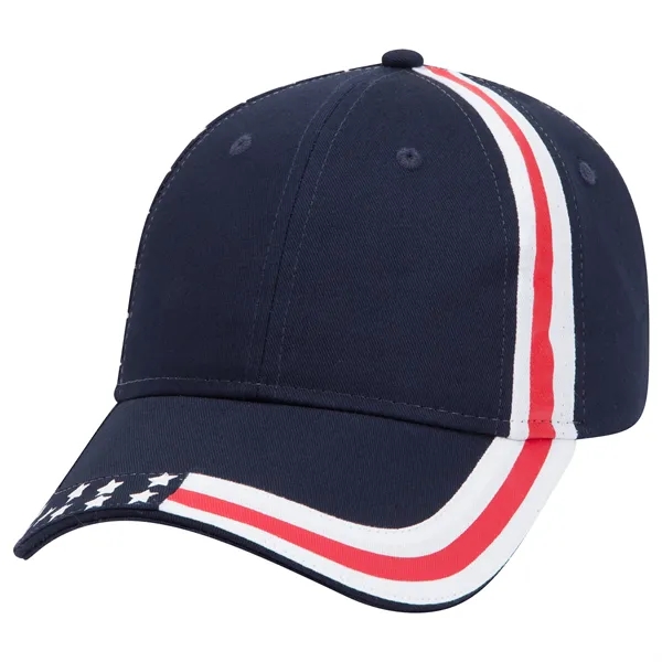 US Flag 6 Panel Low Profile Style Baseball Cap - US Flag 6 Panel Low Profile Style Baseball Cap - Image 42 of 77
