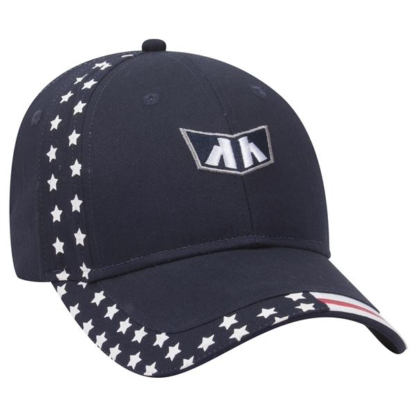 US Flag 6 Panel Low Profile Style Baseball Cap - US Flag 6 Panel Low Profile Style Baseball Cap - Image 39 of 77