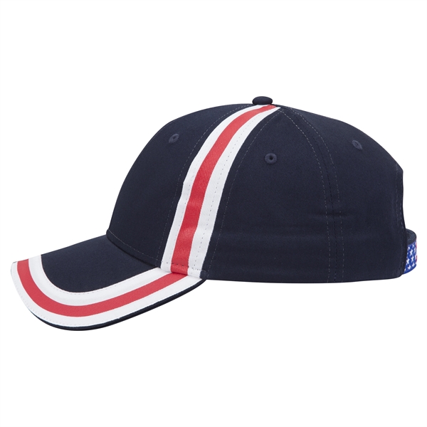 US Flag 6 Panel Low Profile Style Baseball Cap - US Flag 6 Panel Low Profile Style Baseball Cap - Image 43 of 77